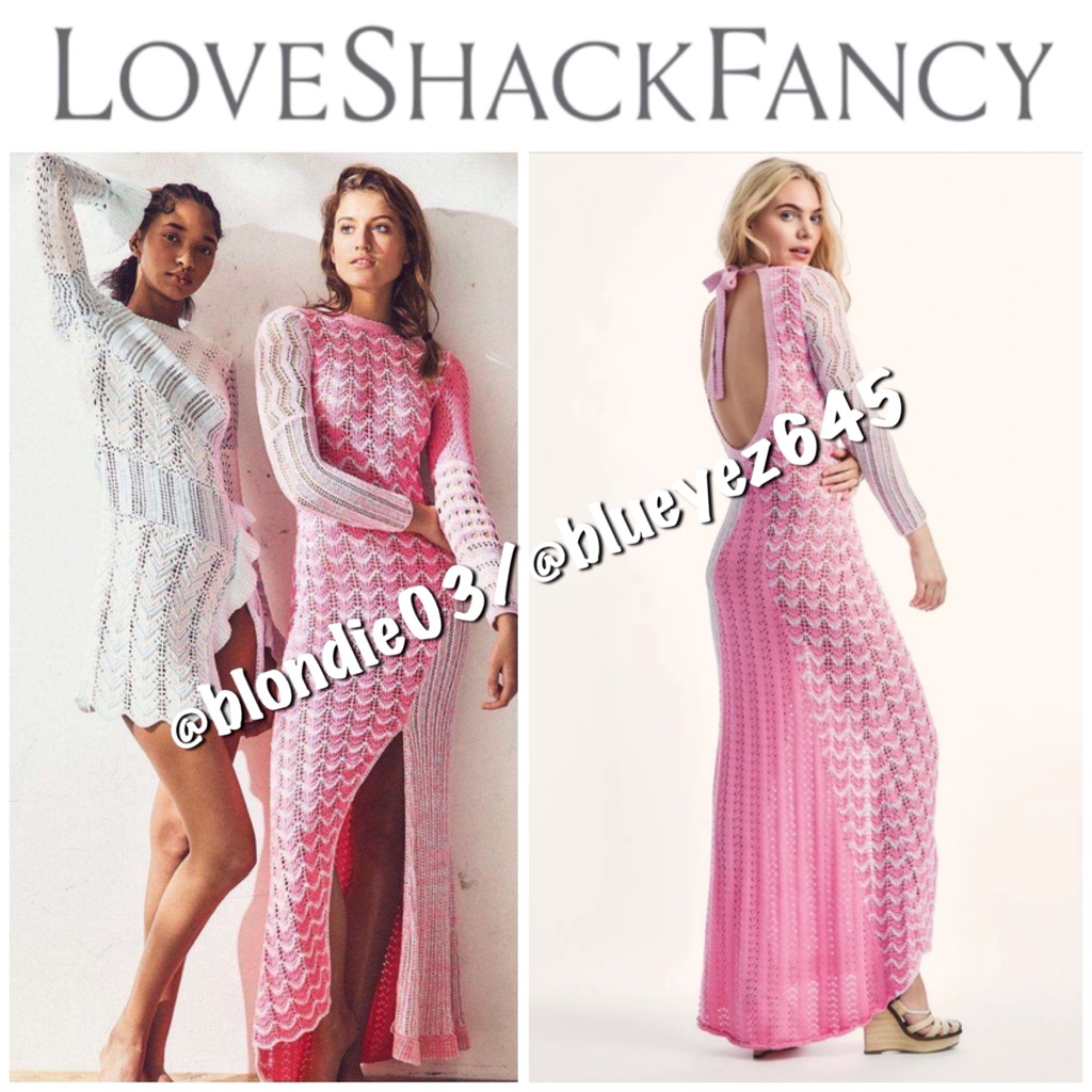 Loveshackfancy “Tam” Maxi Knit Gown S